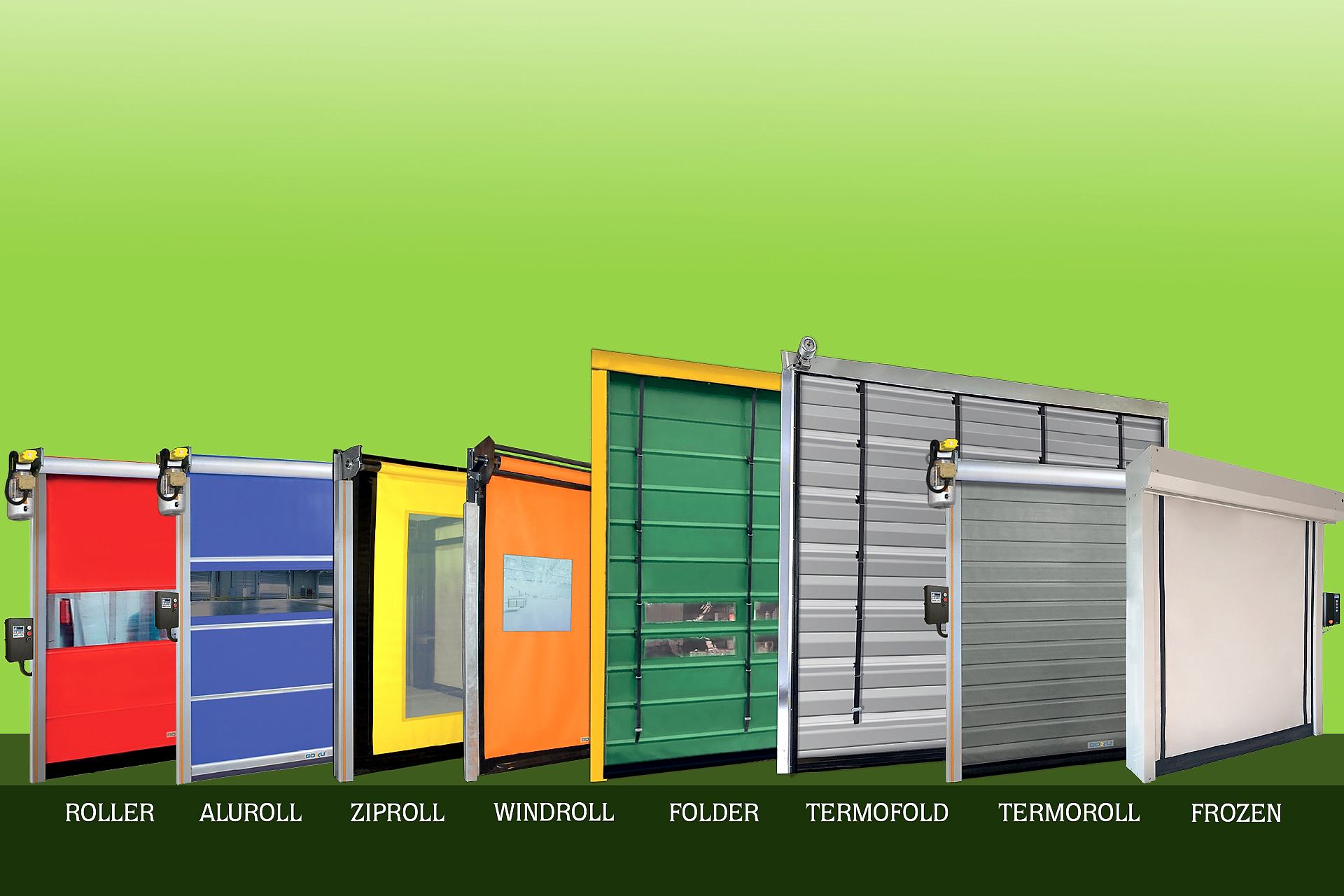 ВЫСОКОСКОРОСТНЫЕ ПВХ-ДВЕРИ